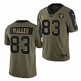 Nike Raiders 83 Darren Waller 2021 Olive Salute To Service Limited Jersey Dyin,baseball caps,new era cap wholesale,wholesale hats